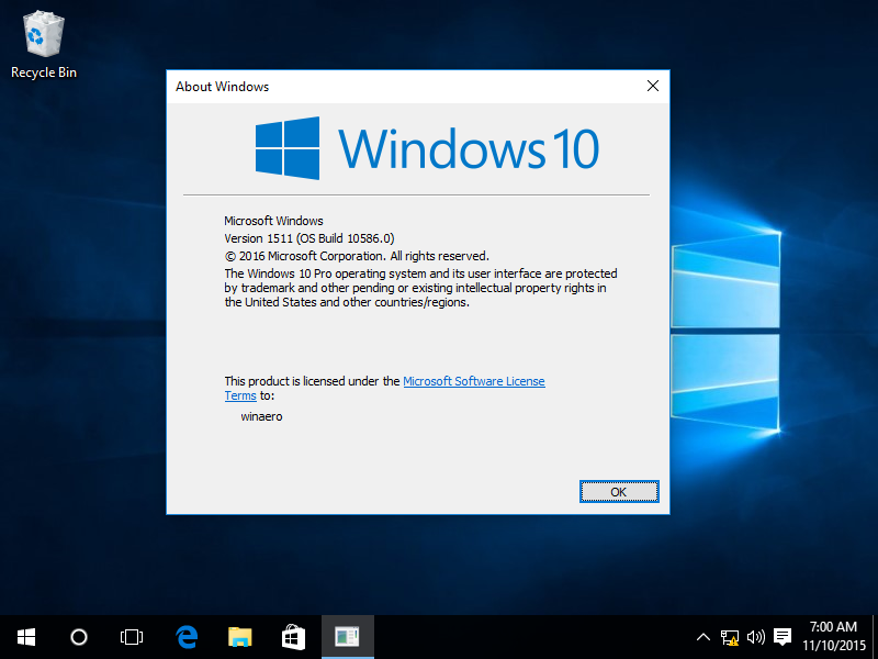 Introducing the Incredible Windows 10 1511 Build 10586